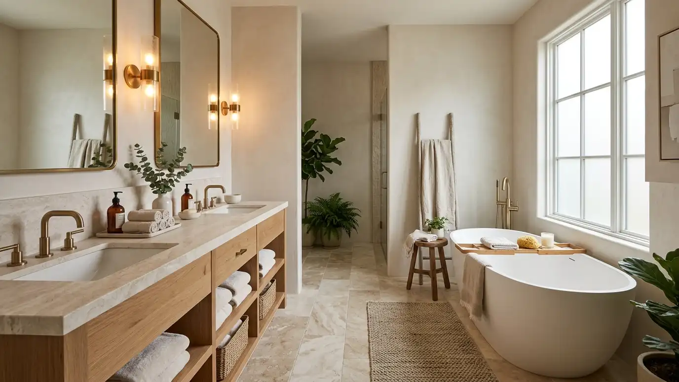 Bathroom Design Guide: Layout, Materials and Lighting