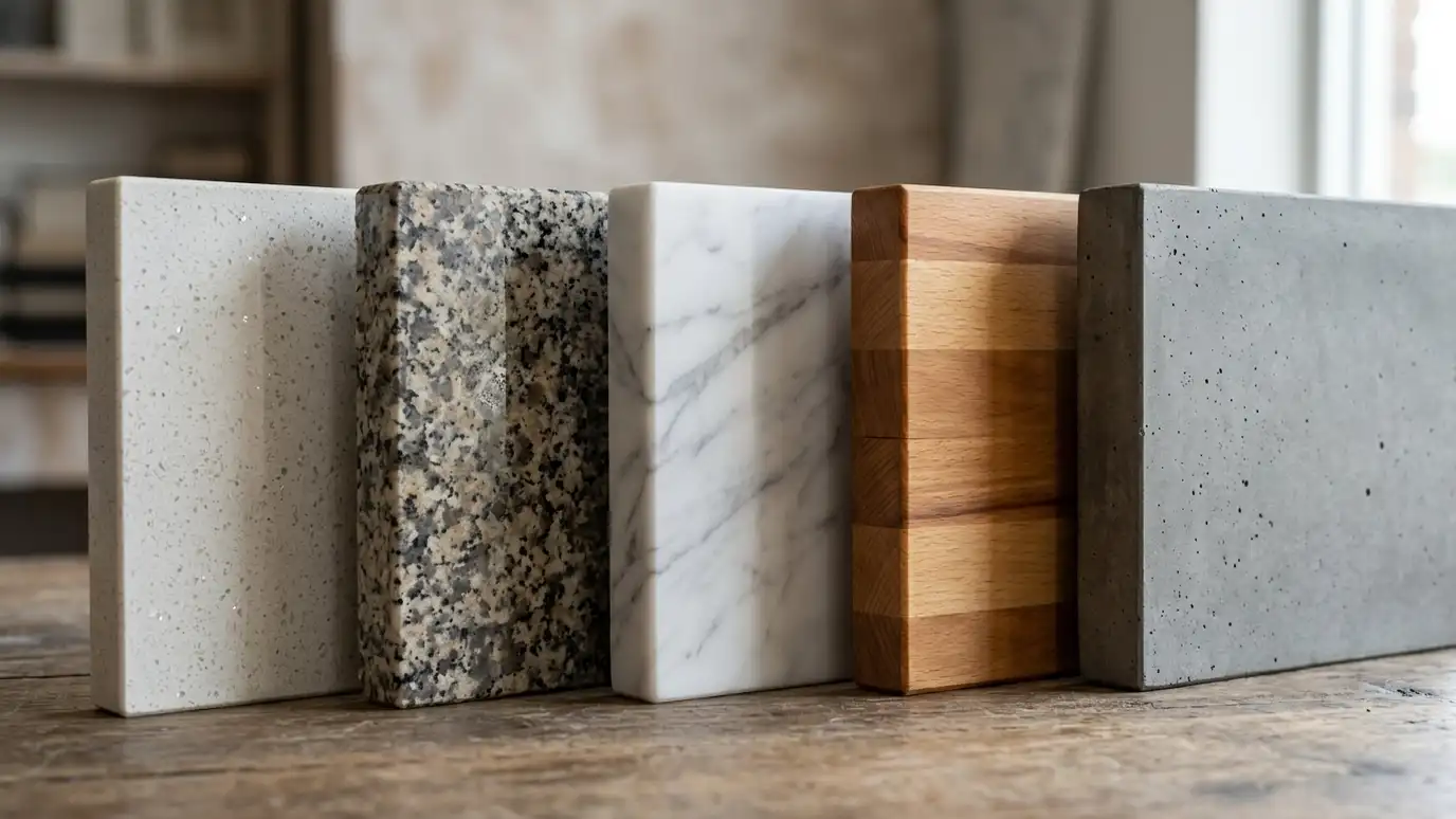 Countertop Materials Compared explained for Nashville and Middle Tennessee