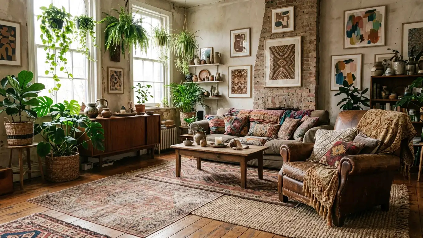 Eclectic and Bohemian Interiors in Nashville and Middle Tennessee
